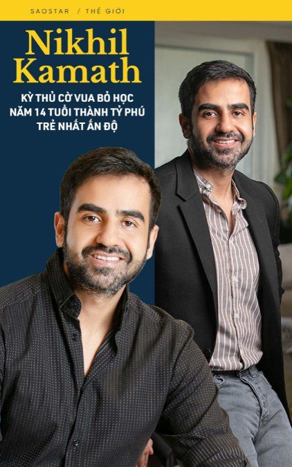 Tỷ phú trẻ nhất Ấn Độ bỏ học để theo đuổi cờ vua nhưng làm nên chuyện nhờ chứng khoán