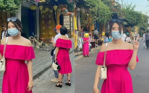 Cố ý mặc váy hồng để nổi bật tại Hội An, cô bạn trẻ không ngờ lại 'hữu duyên' với cả chục người