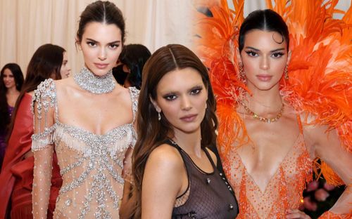 Đến 'gương mặt vạn người mê' của Kendall Jenner cũng bớt đẹp mấy phần vì không có lông mày
