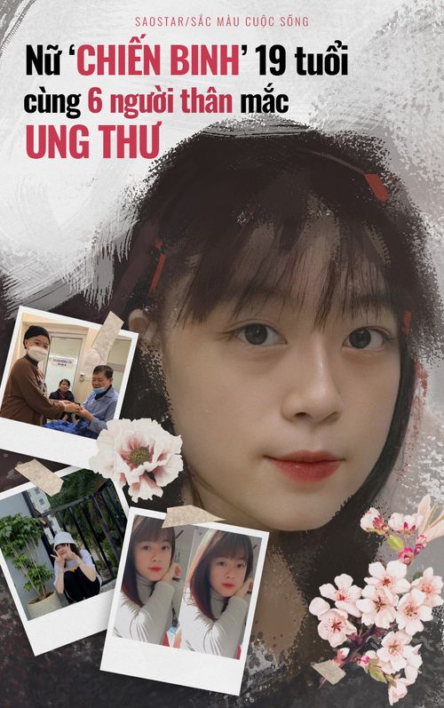Nữ 'chiến binh' 19 tuổi cùng 6 người thân đều mắc ung thư: 'Dù còn một ngày cũng cần cố gắng'