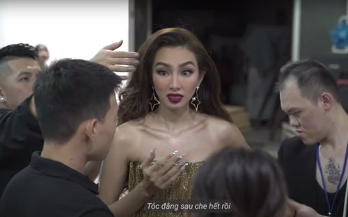 Đột nhập hậu trường làm việc điên cuồng của Thùy Tiên, netizen cảm thán: 'Đẳng cấp quốc tế có khác'