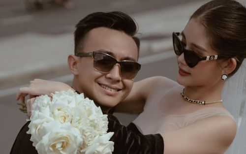 Lê Âu Ngân Anh hé lộ câu chuyện 'rớt nước mắt' của ông xã đằng sau loạt ảnh trong đám hỏi