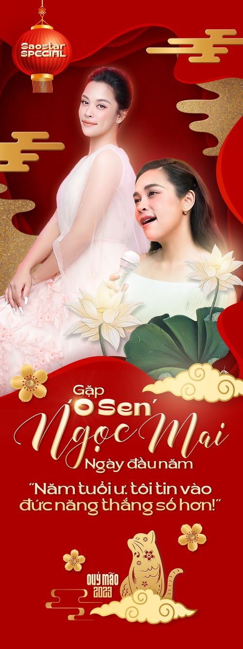 Gặp 'O Sen' Ngọc Mai ngày đầu năm: 'Năm tuổi ư… tôi tin vào đức năng thắng số hơn!'
