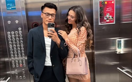 Vừa sinh mổ, Bùi Tiến Dũng đưa vợ Tây đi 'hâm nóng' tình cảm, body mẹ bỉm chiếm trọn spotlight
