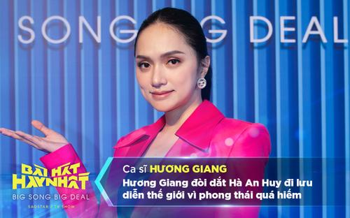 Hương Giang đòi dắt Hà An Huy đi lưu diễn thế giới vì phong thái quá hiếm