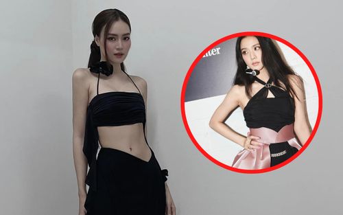 Ninh Dương Lan Ngọc thả dáng với trang phục 'đen toàn tập', được ví von giống hệt Jisoo (Blackpink)