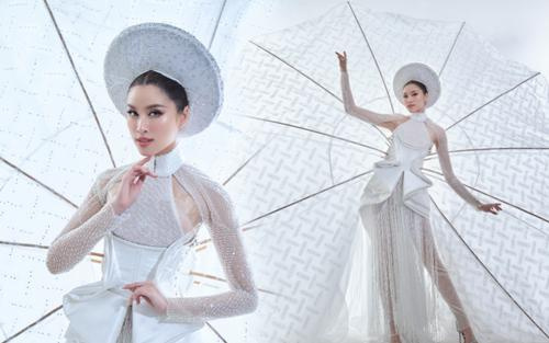 Thanh Thanh Huyền xả hình thiết kế 'Bánh tráng': Liệu có giật được giải Best National Costume?