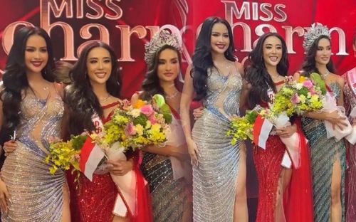 Ngọc Châu đọ sắc cùng Top 3 Miss Charm 2023: Body, visual đều 'chặt đẹp' Tân Hoa hậu