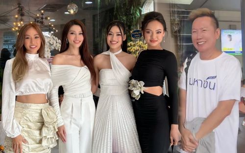 Mr. Nawat đến Việt Nam: Thiên Ân vắng mặt, Mai Ngô như bà sui gia đi ăn hỏi