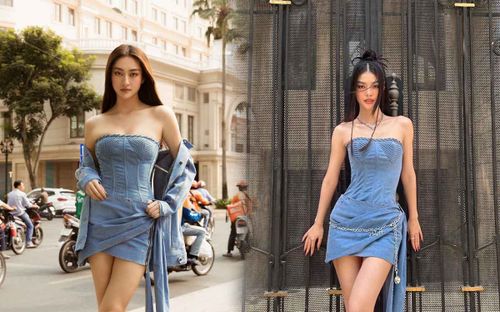 Diện chung outfit, Kiều Loan được đánh giá cao vượt Lương Thùy Linh dù thấp hơn cả chục phân