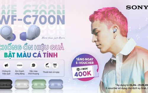 Sony WF-C700N - tai nghe chống ồn không dây nhét tai tốt nhất trong tầm giá