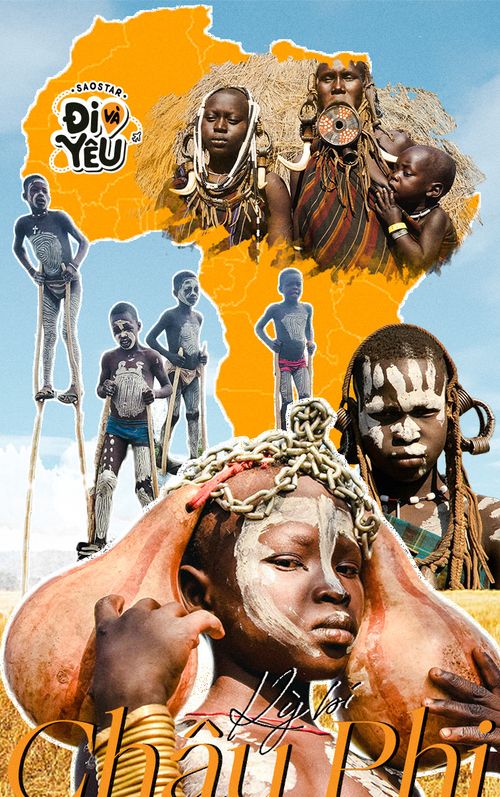 Chàng trai Việt 'rùng mình' khám phá Châu Phi, nơi phụ nữ làm đẹp bằng sẹo