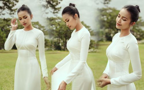 Ngọc Châu đẹp nhất khi mặc áo dài, không cần múa SEN - không câu chuyện vẫn tỏa sáng ngút ngàn