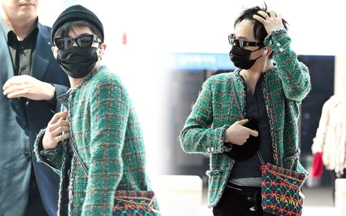 G-Dragon lộ diện mạo 'phát tướng' tại sân bay, fan không can ngăn lại đồng loạt chúc mừng