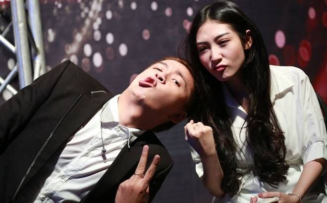 Khổng Tú Quỳnh đến trường quay thăm Ngô Kiến Huy