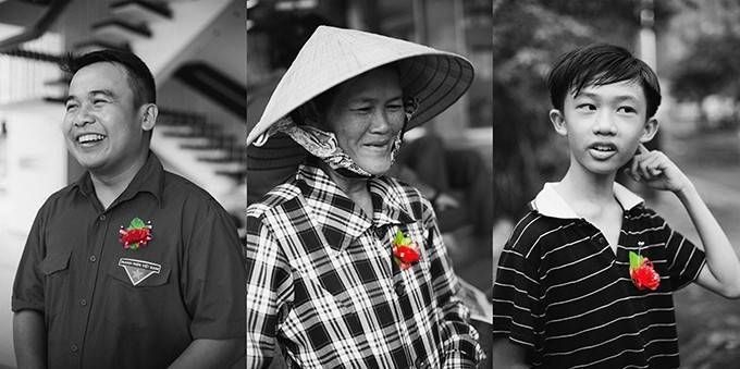 Bộ ảnh 'Bông hồng cài áo - những lời con muốn nói'