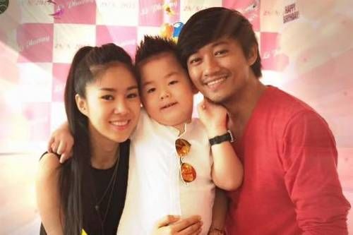 Lê Phương đón sinh nhật con trai với tình cũ