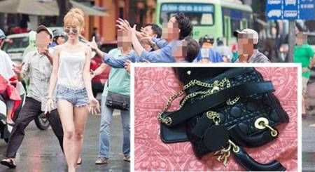 'Cô nàng vung tiền' khoe việc cắt nát túi 60 triệu đồng