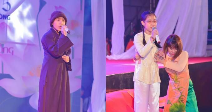 Huyền Trân, Ngọc Anh 'The Voice Kids' gây xúc động trong đêm nhạc thiện nguyện