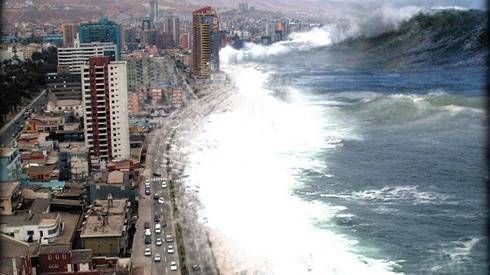 Người dân chạy sóng thần trong đêm ở Chile