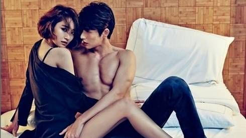 Loạt ảnh tình tứ 'đốt mắt' người xem của sao Hàn trên tạp chí