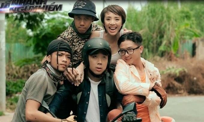 Thu Trang, Trấn Thành khoe tay lái lụa trong phim ngắn nhái 'Fast & Furious'