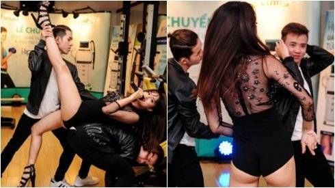 Hương Giang Idol hở hang vòng 3 vì nhảy quá sung