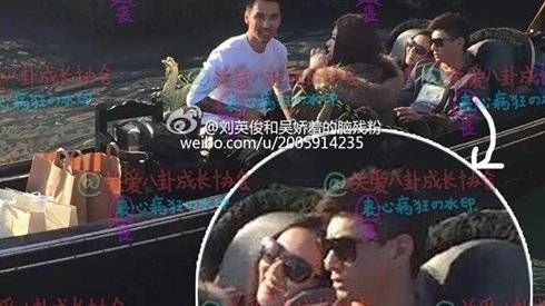 Lưu Thi Thi - Ngô Kỳ Long hẹn hò ở Ý