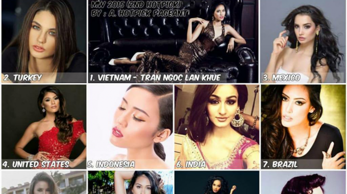 Lan Khuê đã có mặt trong danh sách thí sinh Hoa hậu Thế giới