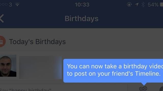 Facebook sẽ tràn ngập video chúc mừng sinh nhật