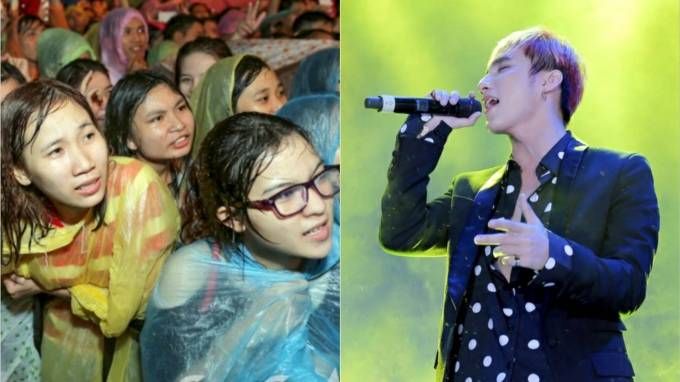 Hơn 4.000 fan đội mưa cuồng nhiệt trong show Sơn Tùng M-TP