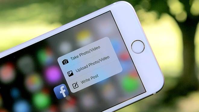 Facebook nâng cấp hỗ trợ 3D Touch trên iPhone 6s