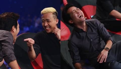 Trường Giang hết bị Trấn Thành 'chặt chém' lại cười lăn lộn trên sân khấu