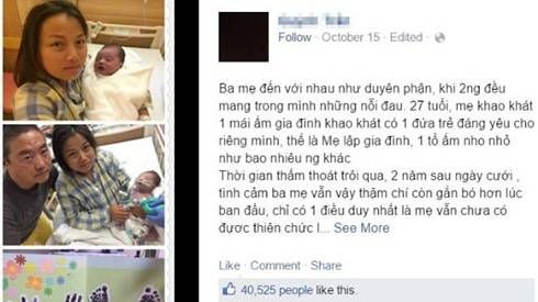 '40 tuần yêu thương' của người mẹ mất con