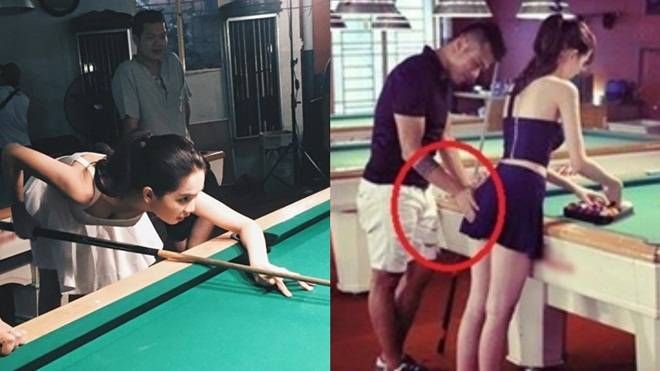 Lộ ảnh Ngọc Trinh bị sàm sỡ thời làm nhân viên quán bida