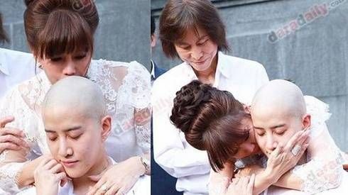 Tài tử 'Full House' Thái Lan xuống tóc đi tu sau scandal