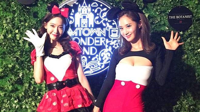 SNSD hóa chuột sexy, Changmin bán nude trong tiệc Halloween toàn sao của SM