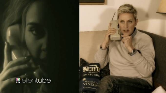 'Chết cười' với Hello bản chế 'bá đạo' của Ellen DeGeneres