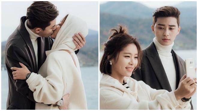 Sung Joon hôn Hye Jin đắm đuối trên trường quay 'She Was Pretty'