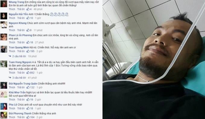 Cảm động trước những dòng chia sẻ của sao Việt dành cho Trần Lập