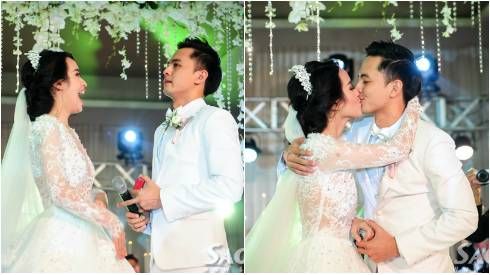 Nước mắt, nụ cười hạnh phúc trong hôn lễ của Văn Anh và Tú Vi