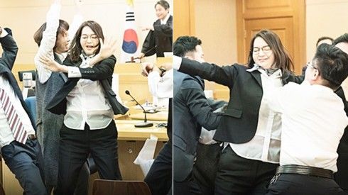 'Nàng béo' Shin Min Ah náo loạn tòa án