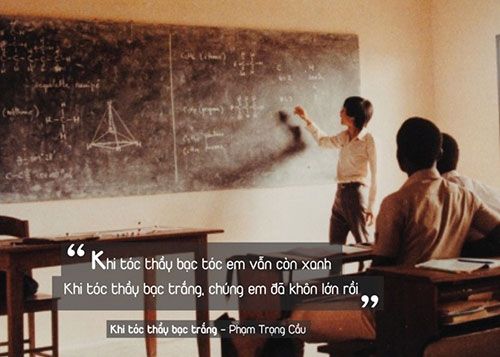 Những ca từ ý nghĩa dành tặng thầy cô ngày 20/11