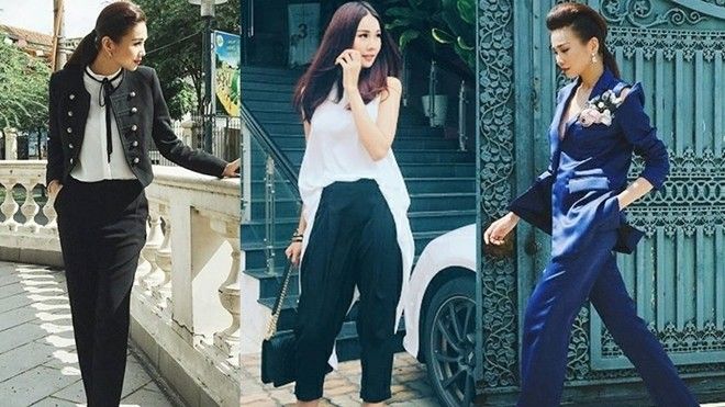 Thanh Hằng khoe trăm kiểu quần Tây cực đẹp trên Instagram