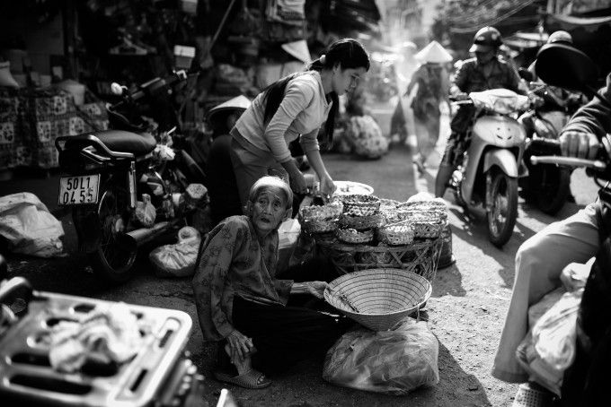 Chùm ảnh: bình yên nét chợ xưa giữa lòng Sài Gòn
