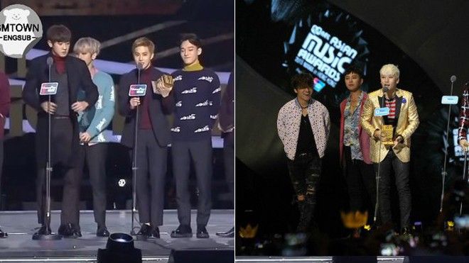 EXO và Big Bang thắng lớn tại MAMA 2015