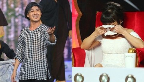 Huỳnh Lập khiến Việt Hương khóc sụt sùi trên ghế nóng