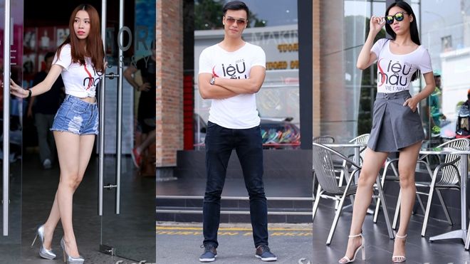 Ngắm chân dài miên man của các thí sinh Siêu mẫu Việt Nam 2015