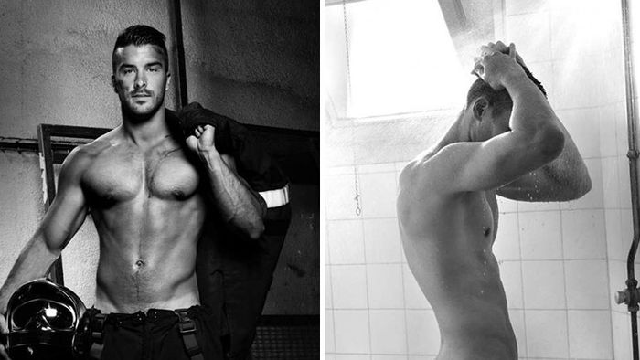 Nóng mắt trước bộ lịch khỏa thân của các chàng lính cứu hỏa Pháp