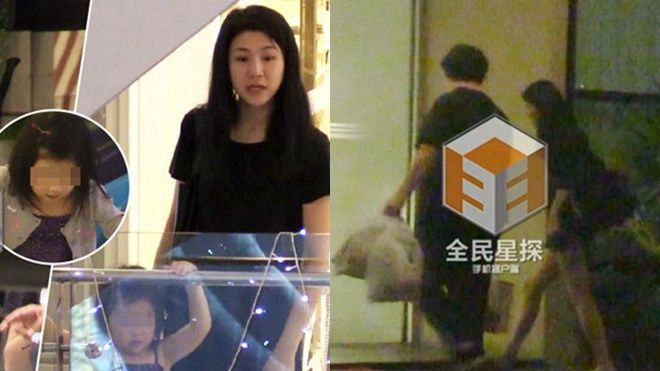 Rò rỉ loạt ảnh Chung Hán Lương và vợ con bí mật